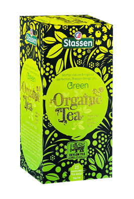 25 ETB Stassen Organic Pure Ceylon Green Tea